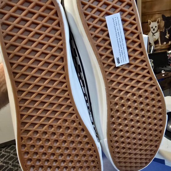 Vans Premium Old Skool Checkerboard Black White VN000D56BZW Check Skate Mens 13 - Picture 8 of 14